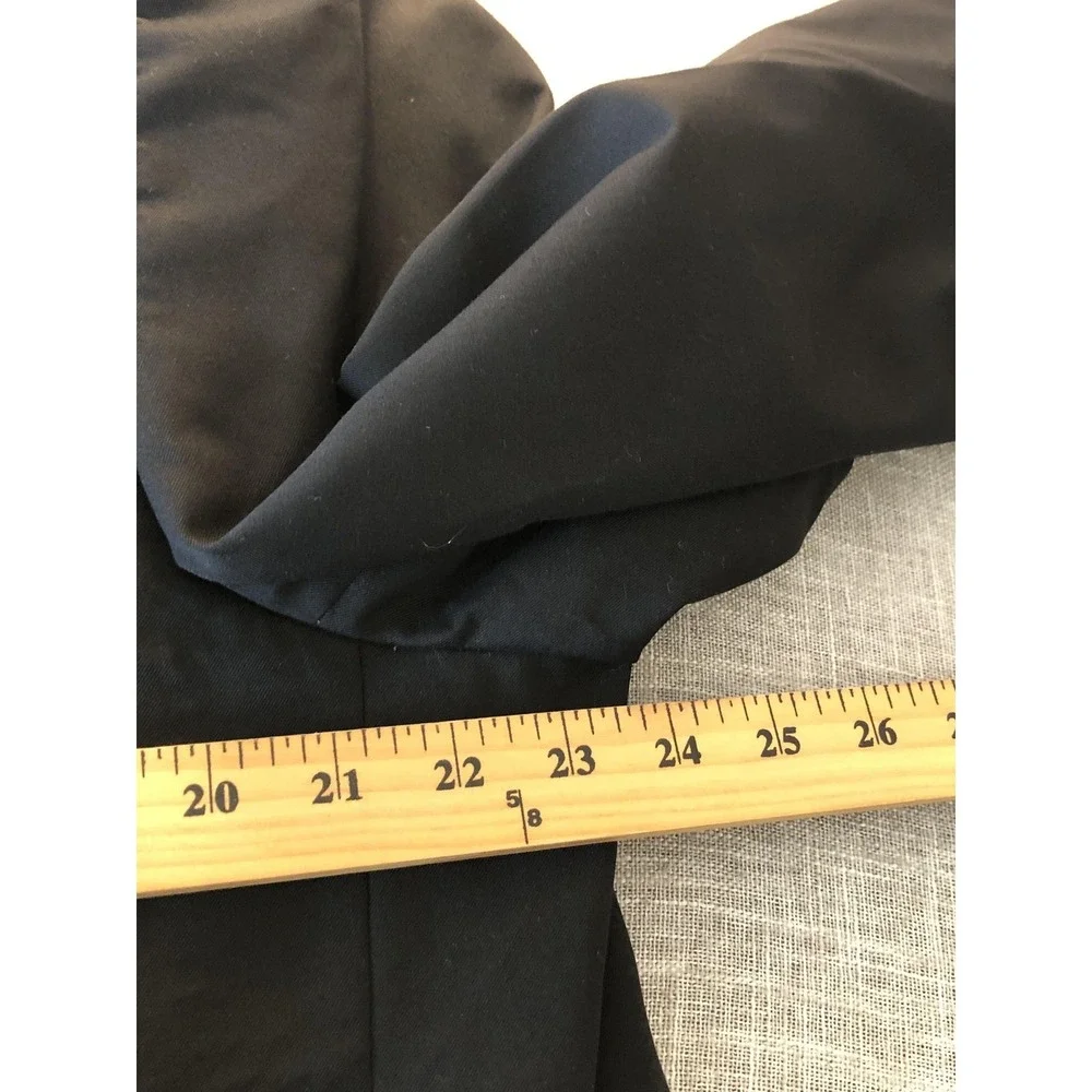 Chaps Blazer Sport Coat Mens 44R Black Suit Coat Jacket Career Casual Classic
